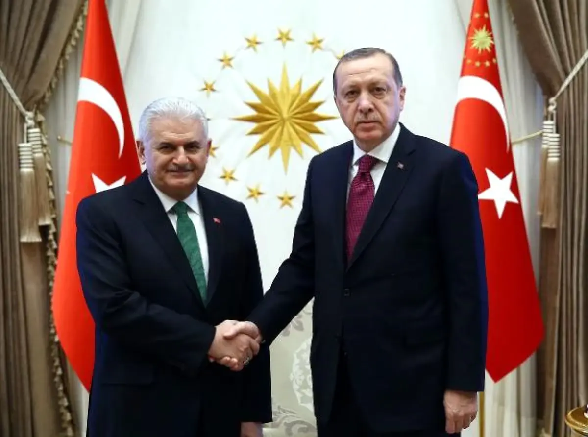 Cumhurbaşkanı Erdoğan, Mgk Öncesi Başbakan Yıldırım\'ı Kabul Etti