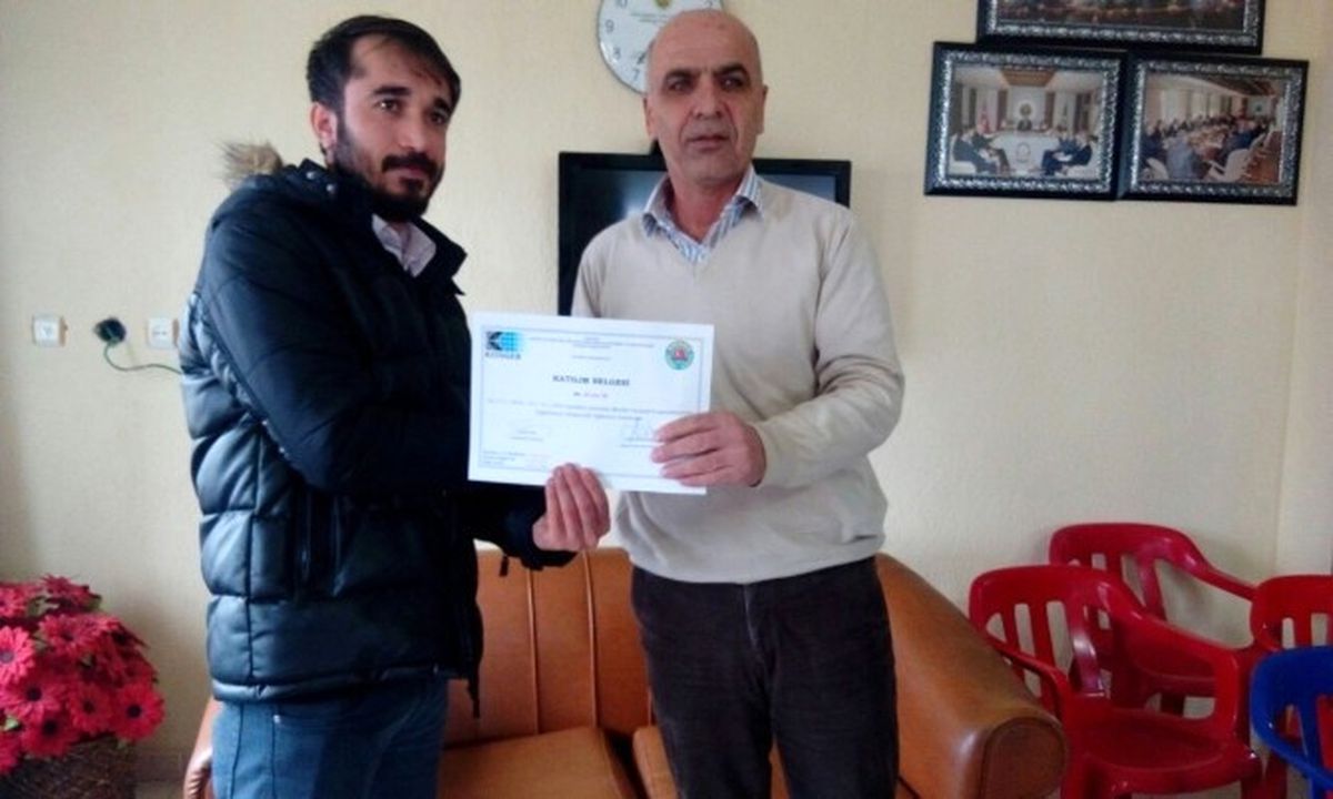 Dargeçit\'te Girişimcilik Belgesi Dağıtıldı