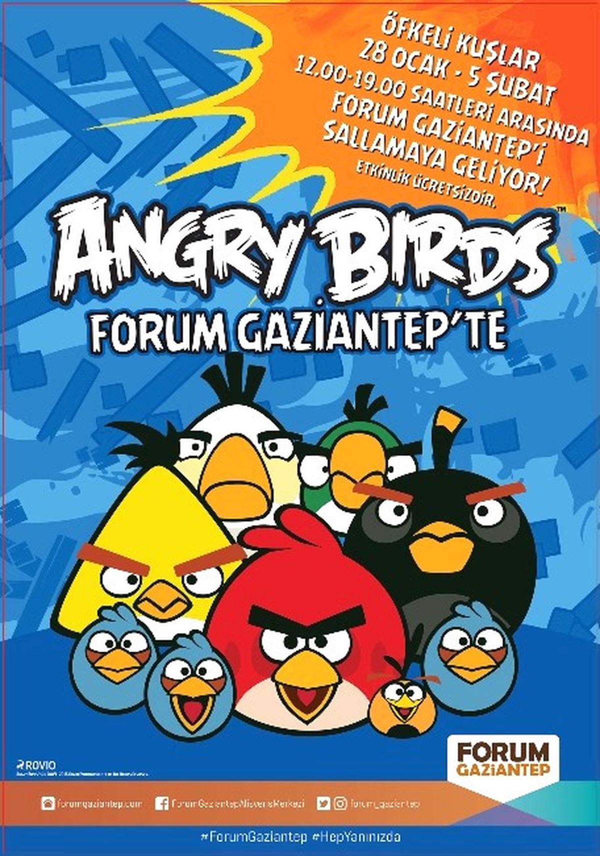 Efsane Oyun Angry Birds Forum Gaziantep\'te