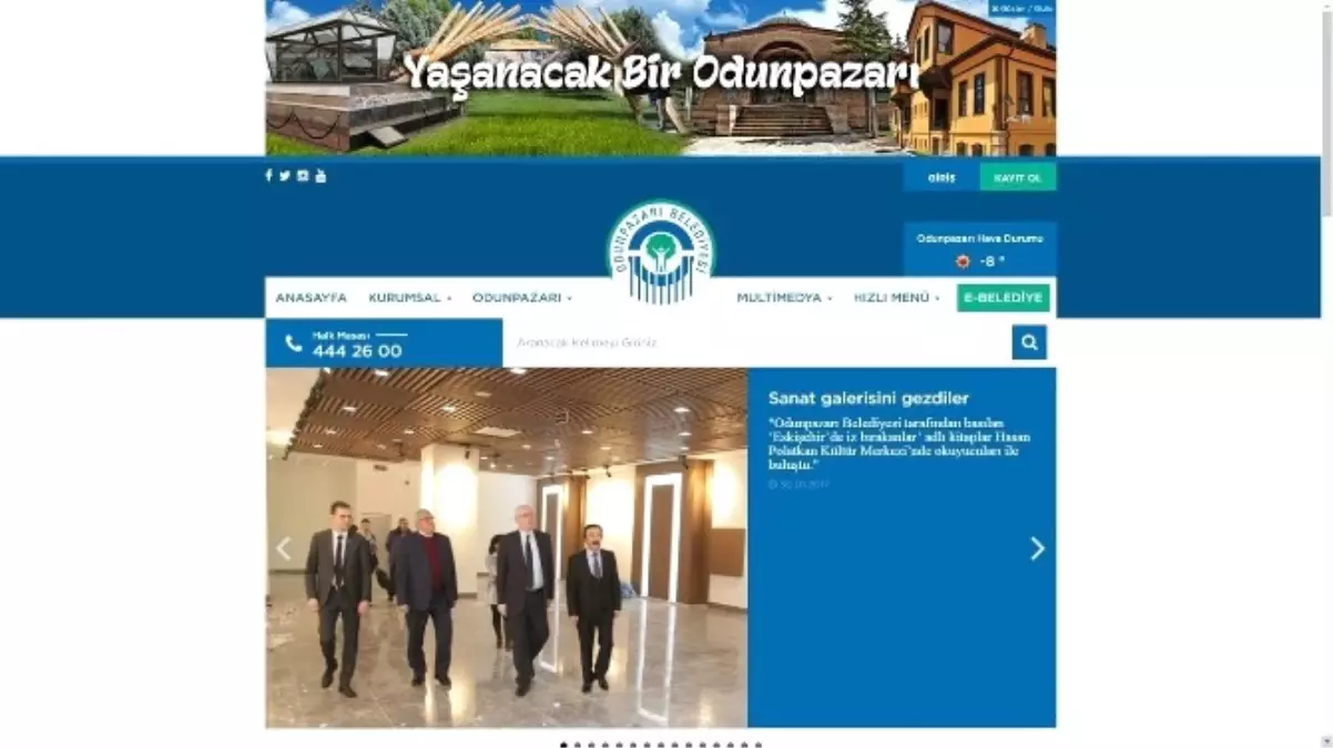 Odunpazarı Belediyesi\'nin Resmi Web Sitesi Yenilendi