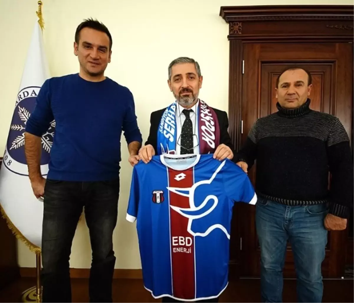 Serhat Ardahan Spor\'dan Tebrik Ziyareti