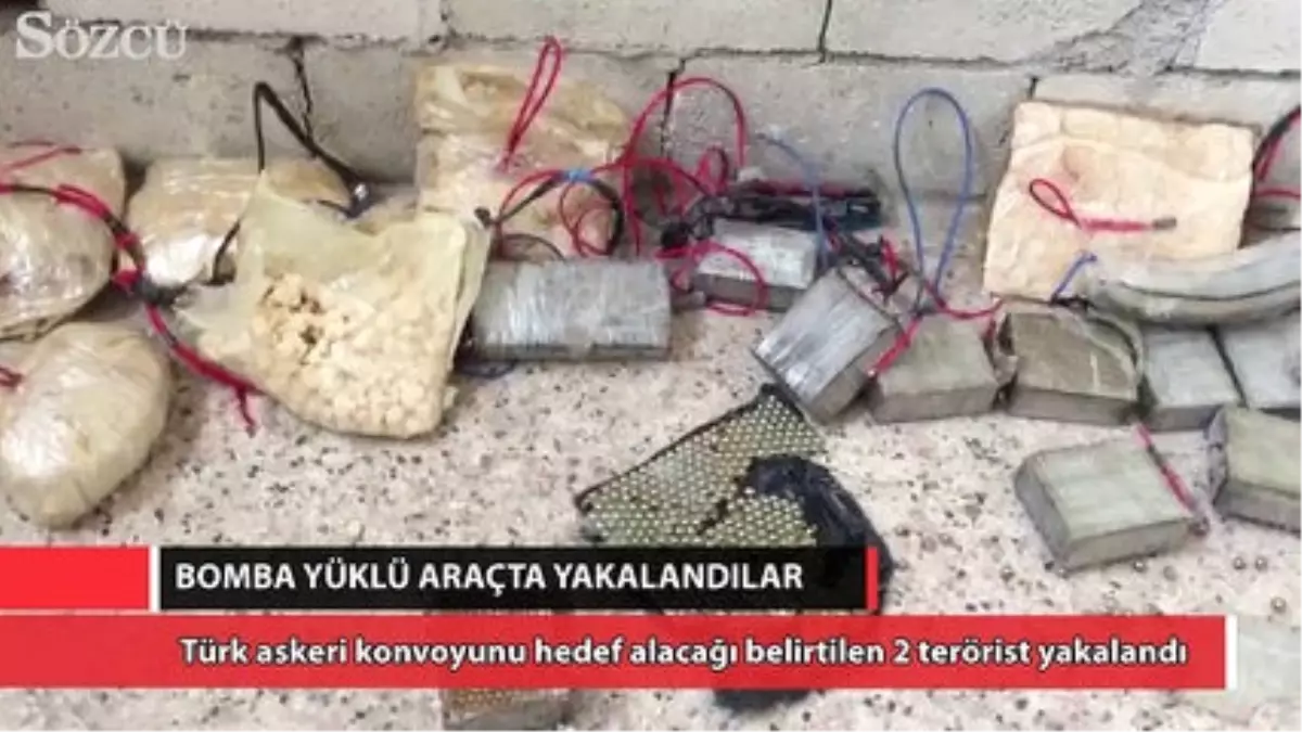 Türk Askerlerine Saldıracaklardı, Bombalı Araçta Yakalandılar