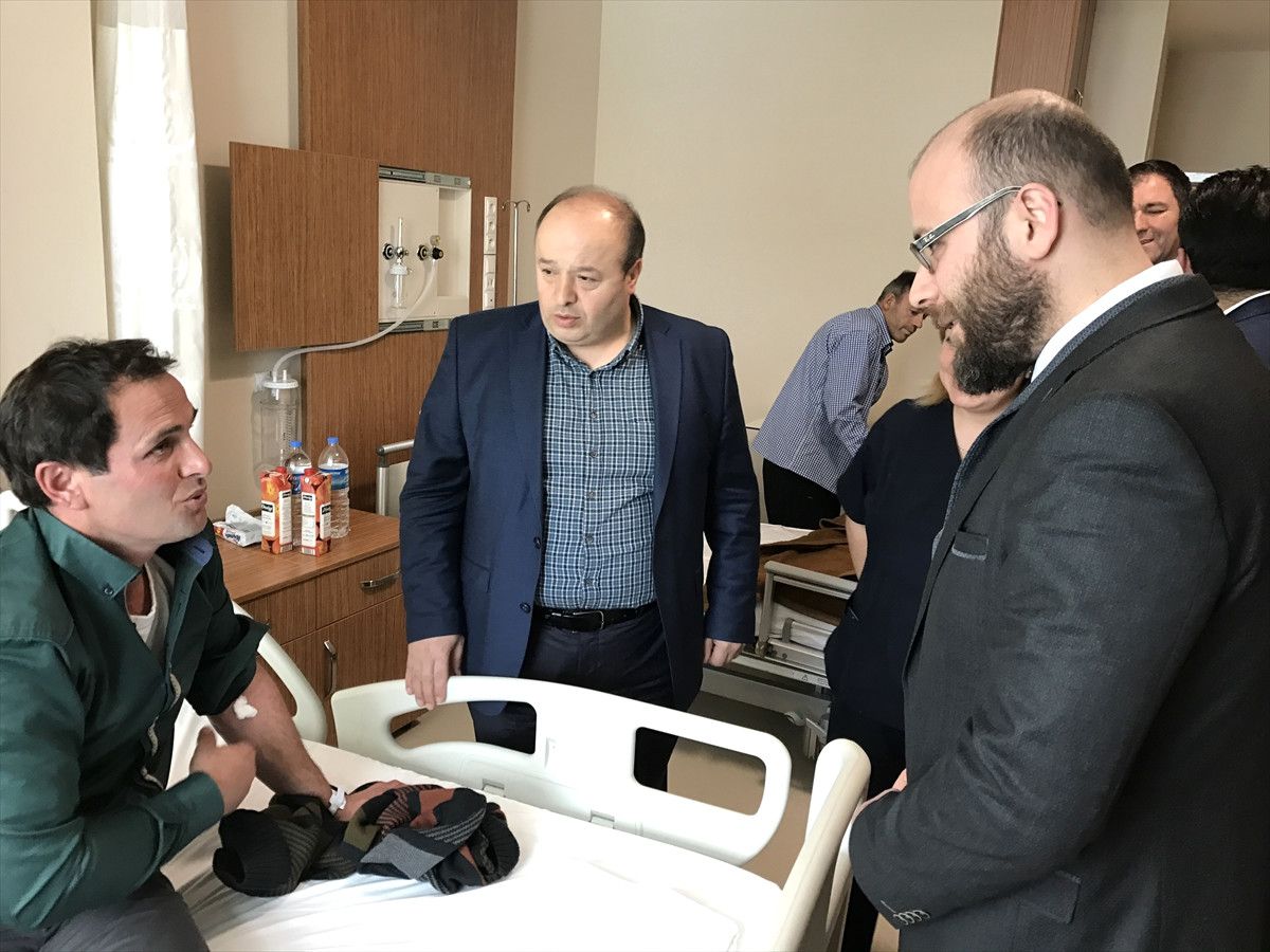 AK Parti Ordu Milletvekili Taşçı\'nın Hastane Ziyareti