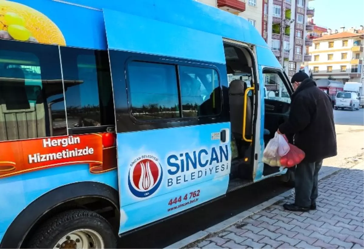 Sincan Belediyesi Pazarı Vatandaşın Ayağına Getiriyor