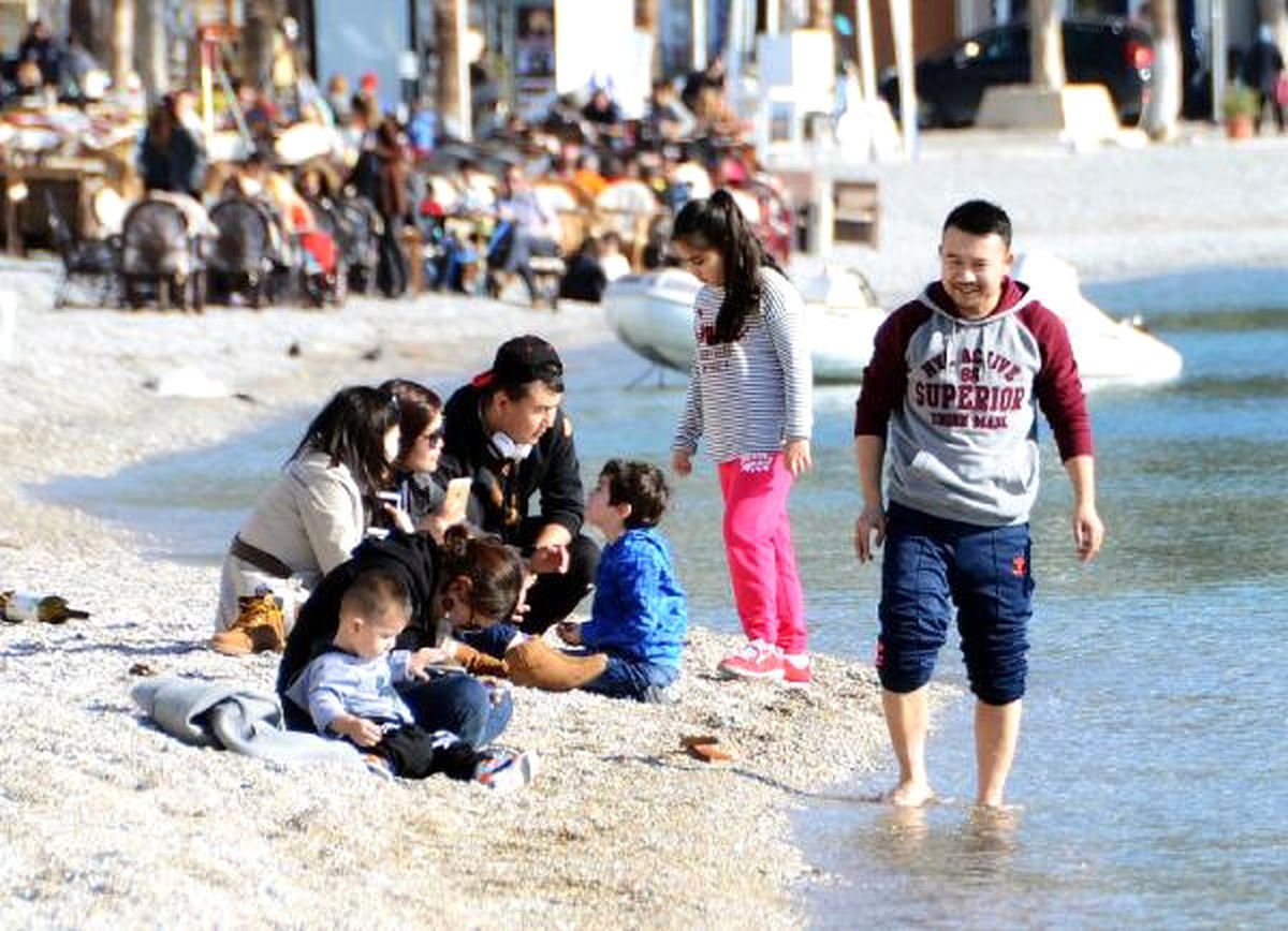Şubat Ayında Bodrum\'da Deniz Keyfi