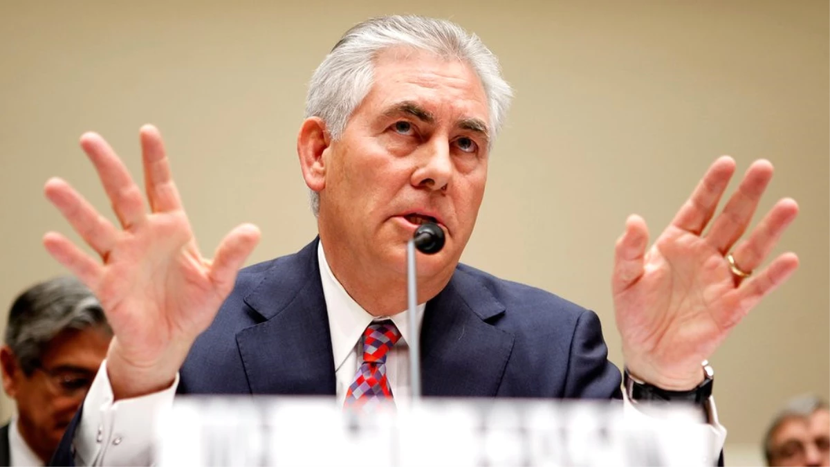 ABD Senatosu Tillerson\'ın Dışişleri Bakanlığını Onayladı