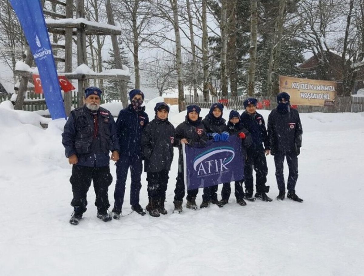 Atik Kış İzci Kampı Bolu\'da Gerçekleşti