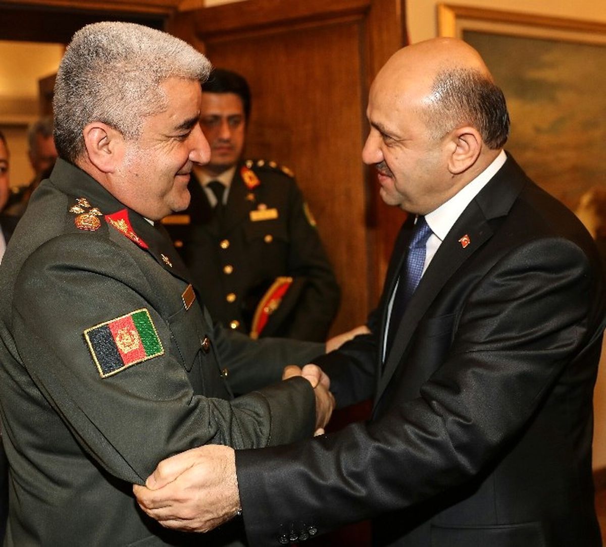 Bakan Işık, Afganistan Genelkurmay Başkanı Orgeneral Shahim\'i Kabul Etti
