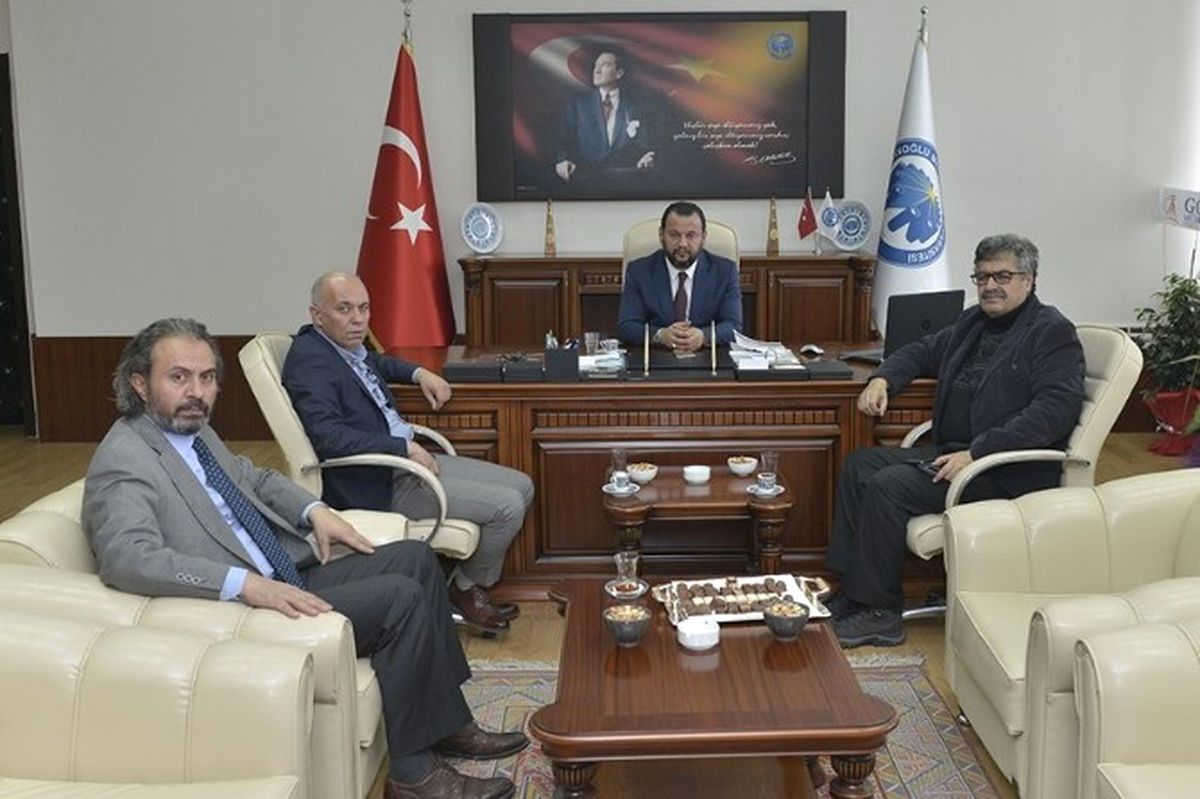 Başkan Çalışkan\'dan, Rektör Akgül\'e Hayırlı Olsun Ziyareti