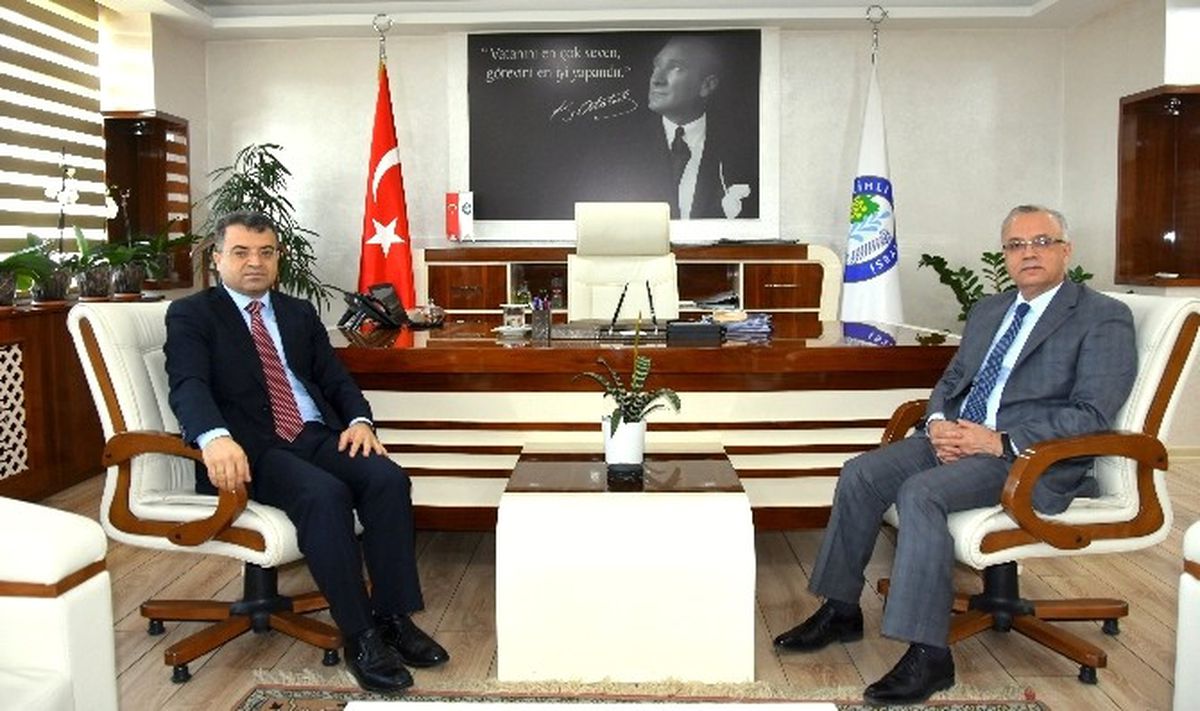 Başsavcı San\'dan, Başkan Kayda\'ya Veda Ziyareti