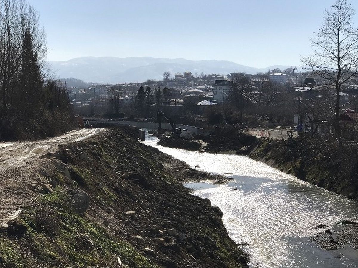 Çuhallı Deresi Islahına Başlandı