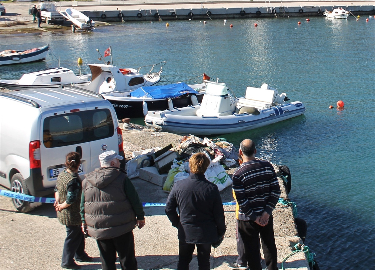 Karaburun\'da Balıkçı Barınağına Gelen Akdeniz Foku