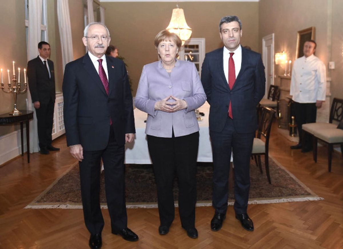 Kemal Kılıçdaroğlu Angela Merkel ile Görüştü