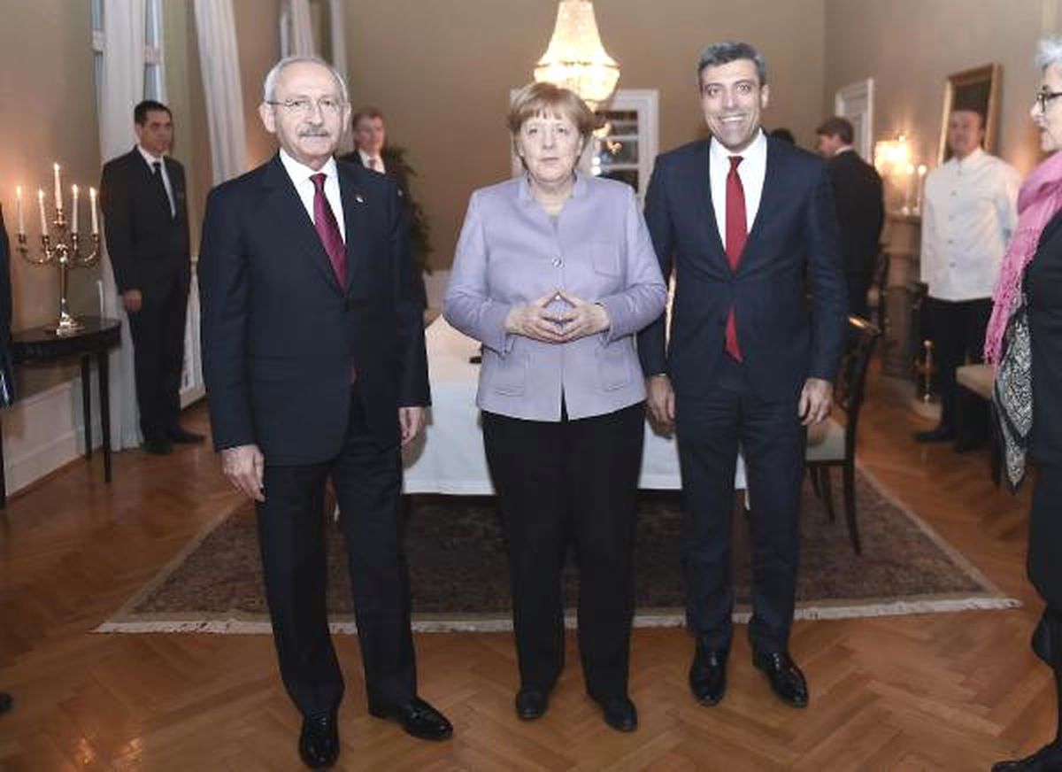 Kemal Kılıçdaroğlu, Angela Merkel ile Görüştü