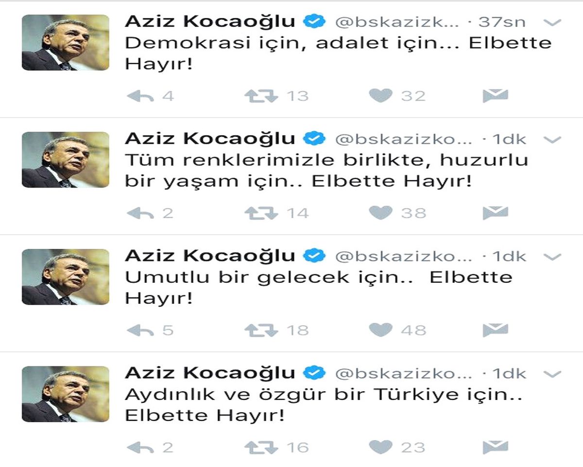 Kocaoğlu Oyunun Rengini Belli Etti