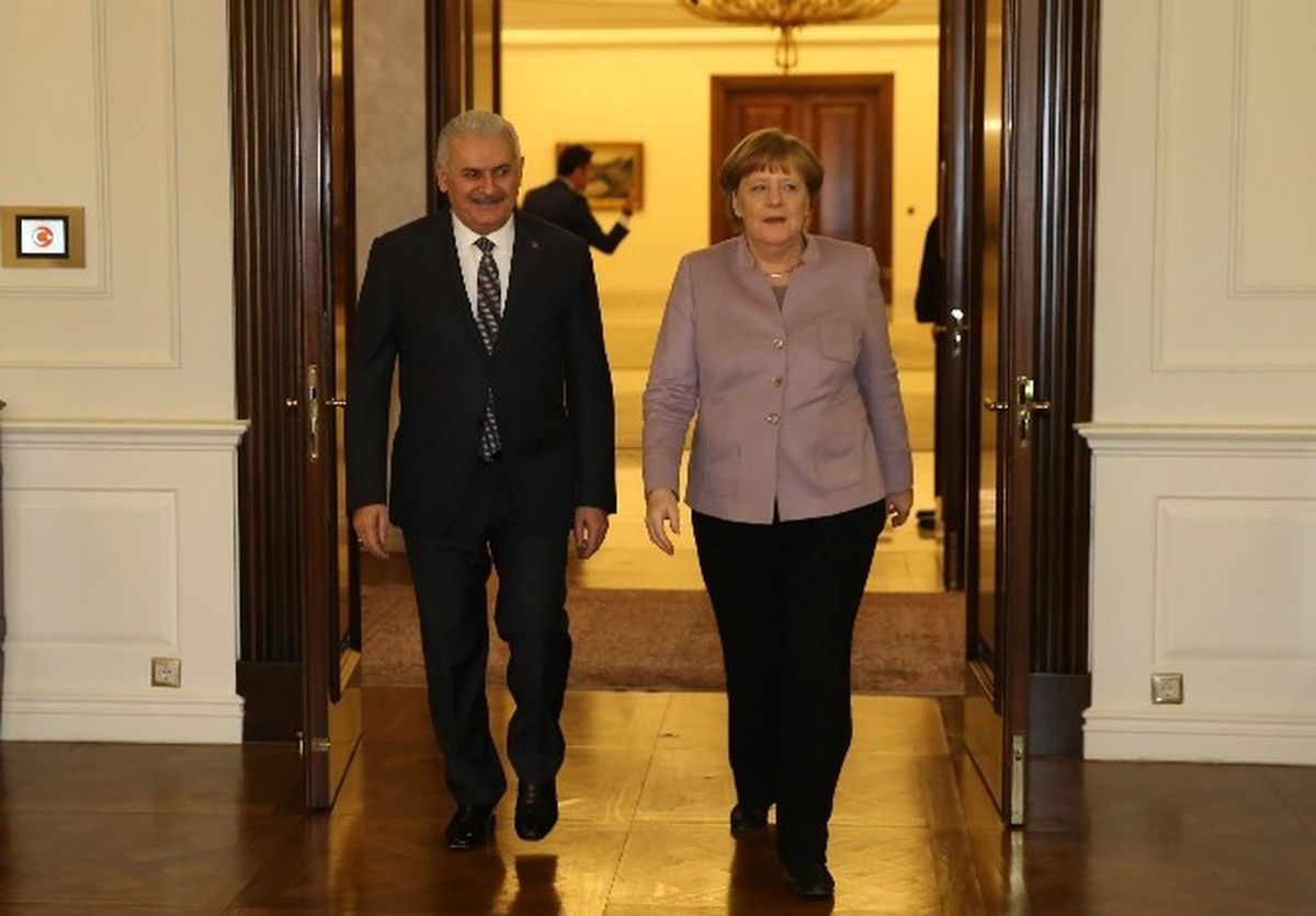 Merkel, Çankaya Köşkü\'nde