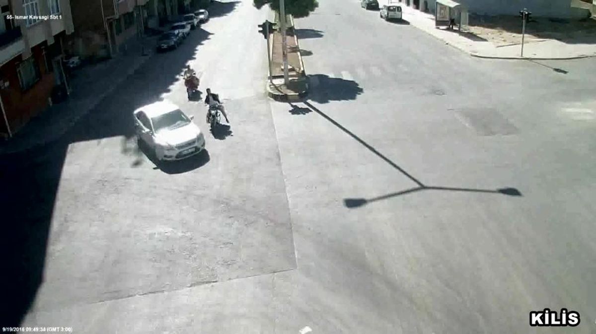 Motosiklet Kazaları Mobese\'de