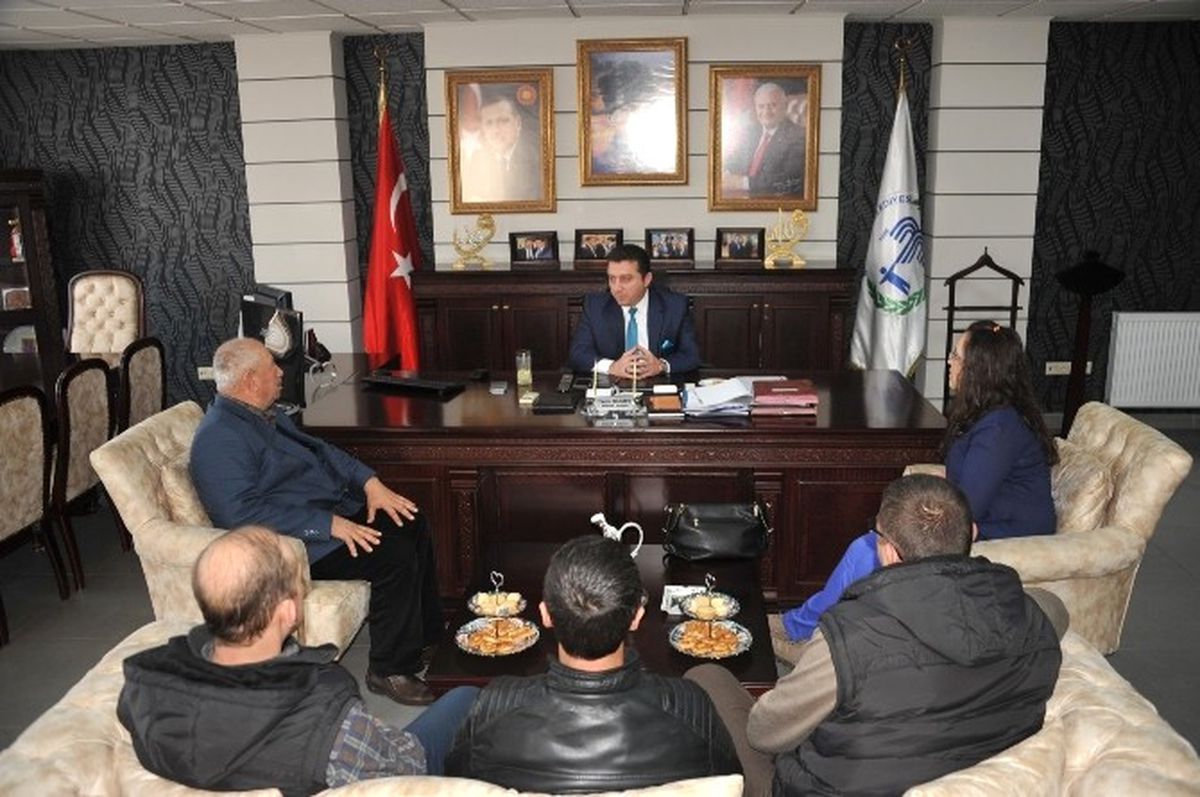 Muhtarlar Derneği\'nden Başkan Bakıcı\'ya Ziyaret