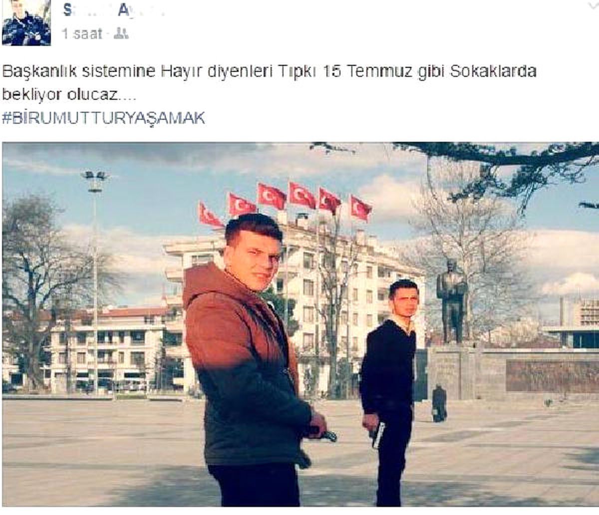 Silahlı Başkanlık Sistemi Paylaşımına Tepki