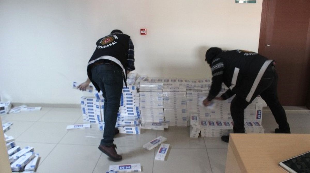 Van\'da 6 Milyon 600 Bin TL Değerinde Sigara Ele Geçirdi