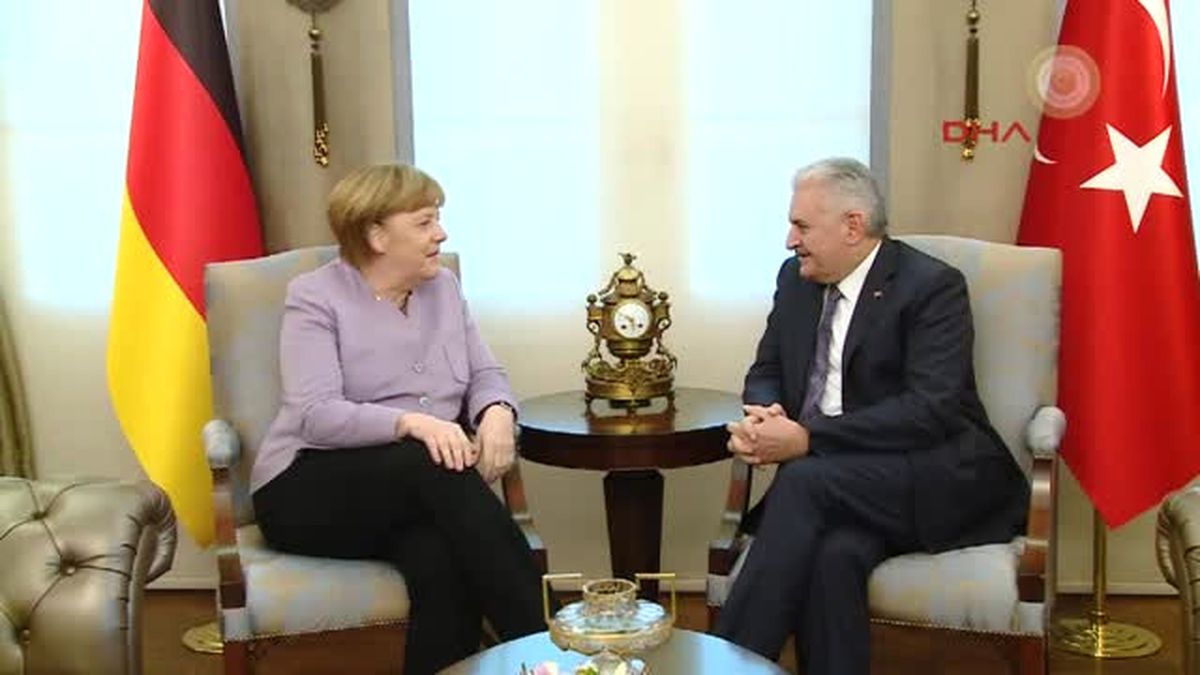 Yıldırım-Merkel Görüşmesi Sona Erdi