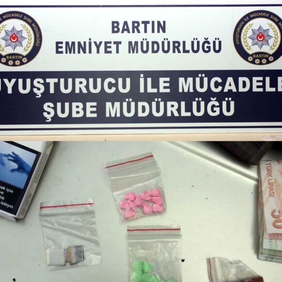 Bartın\'da 19 Adet Uyuşturucu Hap Ele Geçirildi