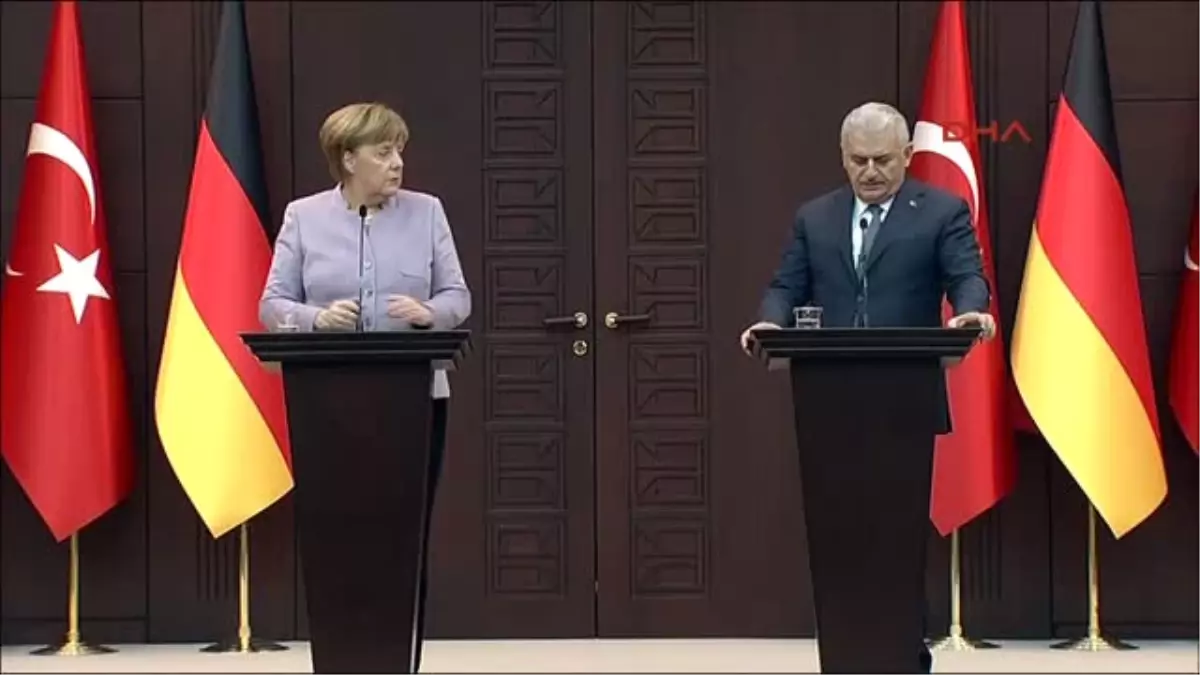 Başbakan Yıldırım ile Almanya Başbakanı Angela Merkel Bir Araya Geldi (4)