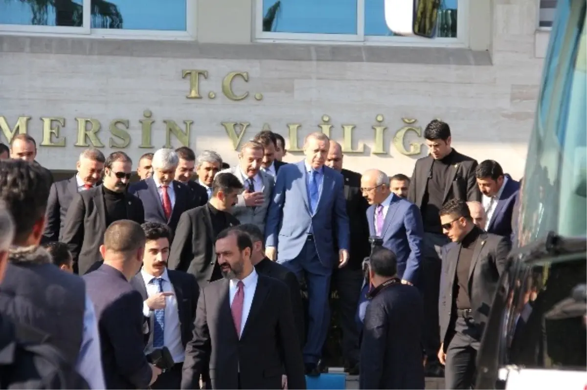 Cumhurbaşkanı Erdoğan\'ın Mersin Temasları