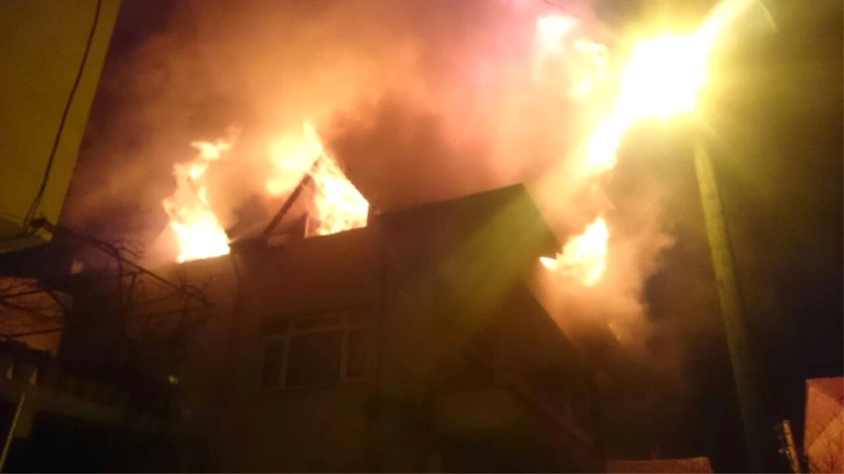 İznik\'te Ev Yangını Korkuttu