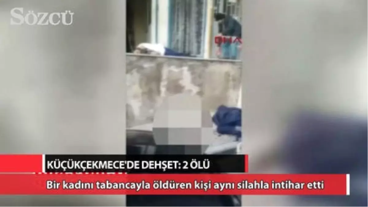 Küçükçekmece\'de Dehşet : 2 Ölü