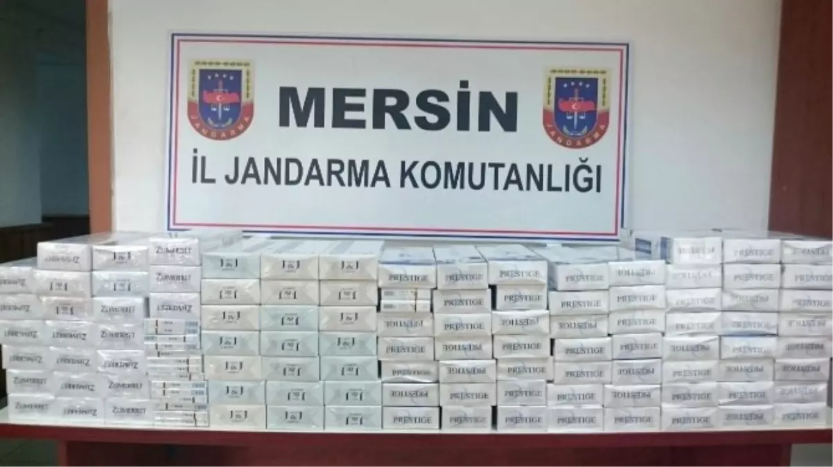 Mersin\'de Uyuşturucu ve Kaçak Sigara Operasyonu