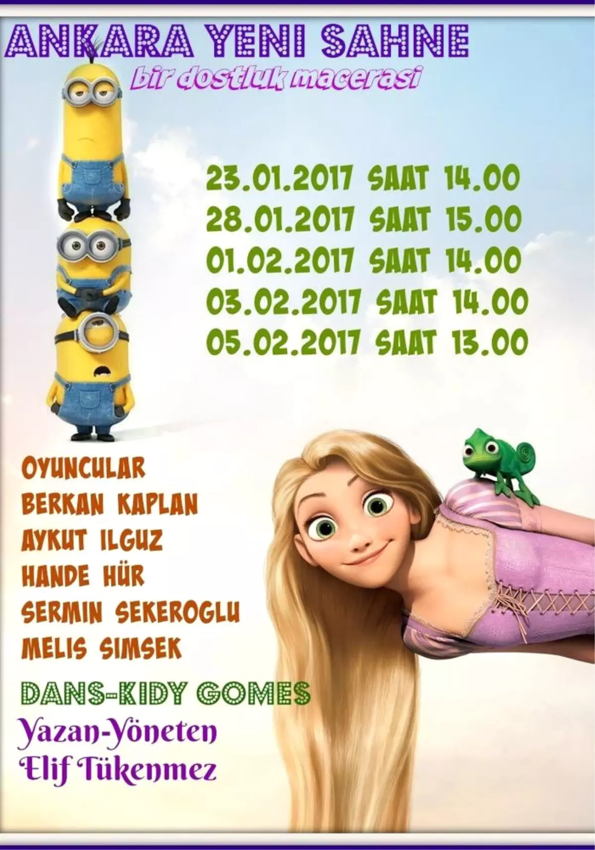 Rapunzel ve Minyonlar Bir Dostluk Macerası