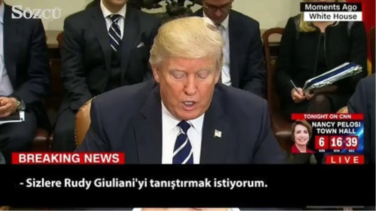 Trump Karşısında Oturan Valiyi Görmedi