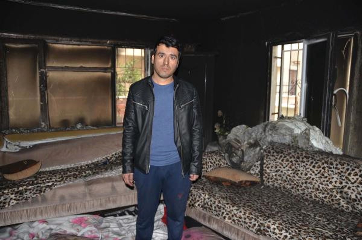 2\'si Otistik 3 Çocuklu Aile Yangın Yüzünden Zor Durumda Kaldı