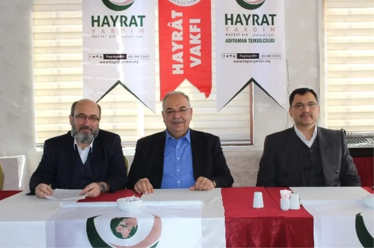 Hayrat İnsani Yardım Derneği ile Adıyaman Belediyesi Protokol İmzaladı