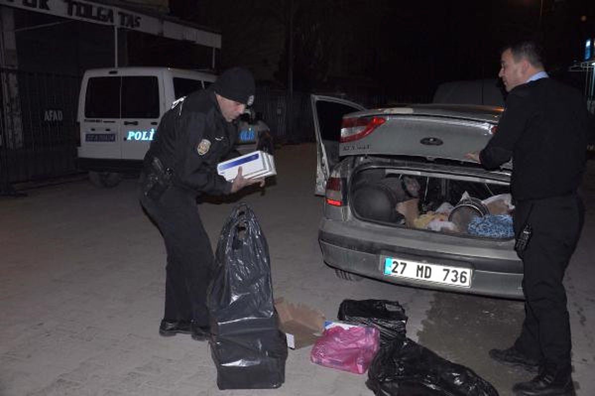 İslahiye\'de 650 Paket Kaçak Sigara Ele Geçti