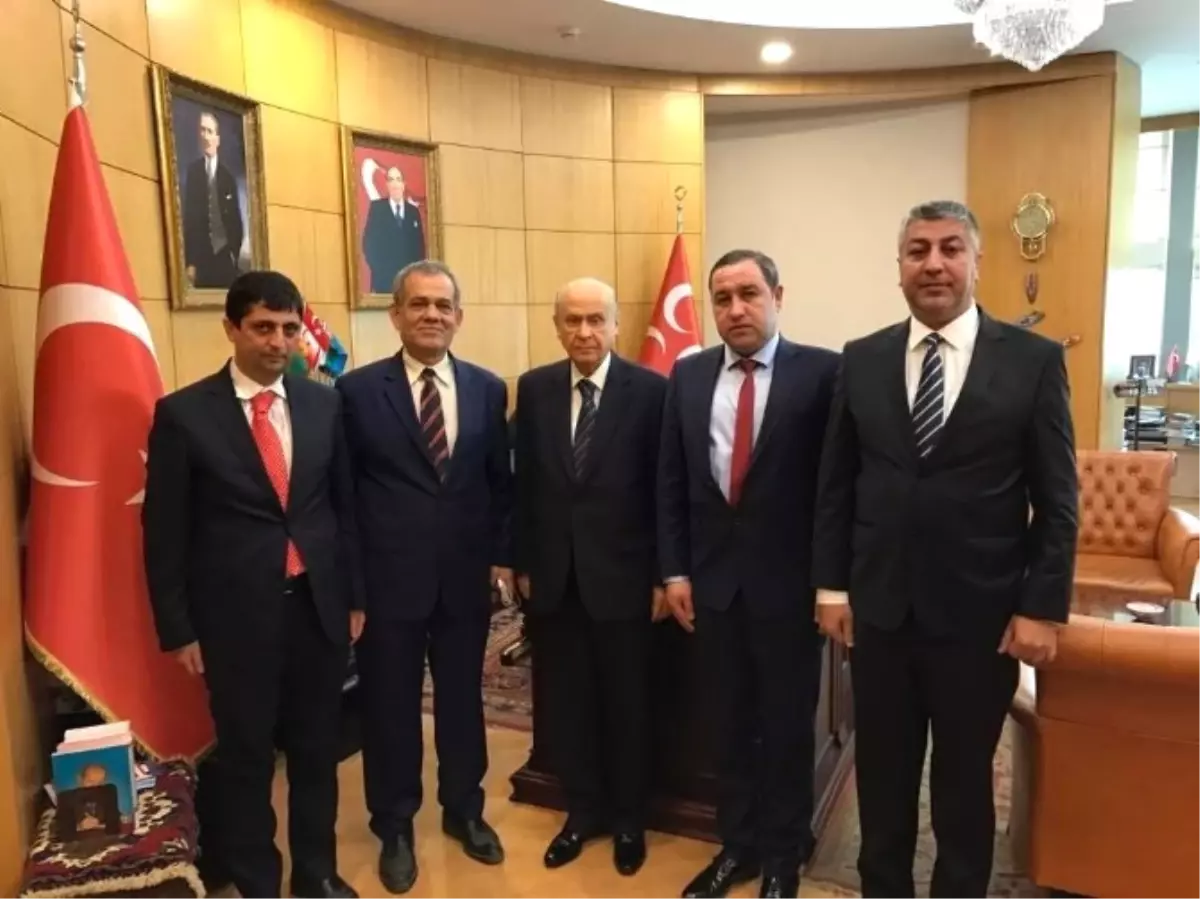 Agad Başkanı İbrahim Aslan\'dan MHP Genel Başkanı Devlet Bahçeli\'ye Ziyaret