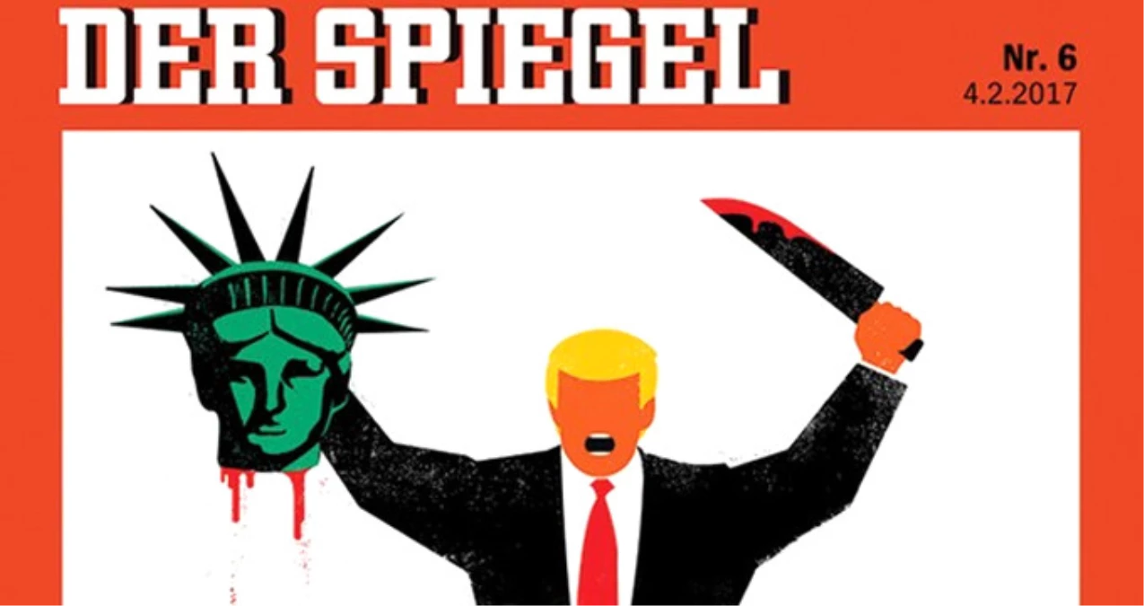 Alman Dergisi Spiegel\'in Trump\'la İlgili Kapağı Ortalığı Karıştırdı