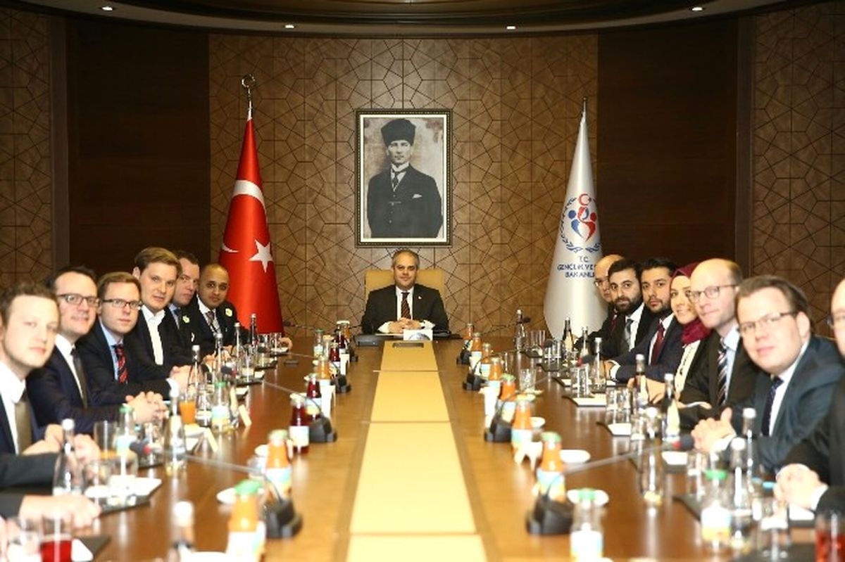 Bakan Kılıç Alman Gençlik Kuruluşlarını Kabul Etti