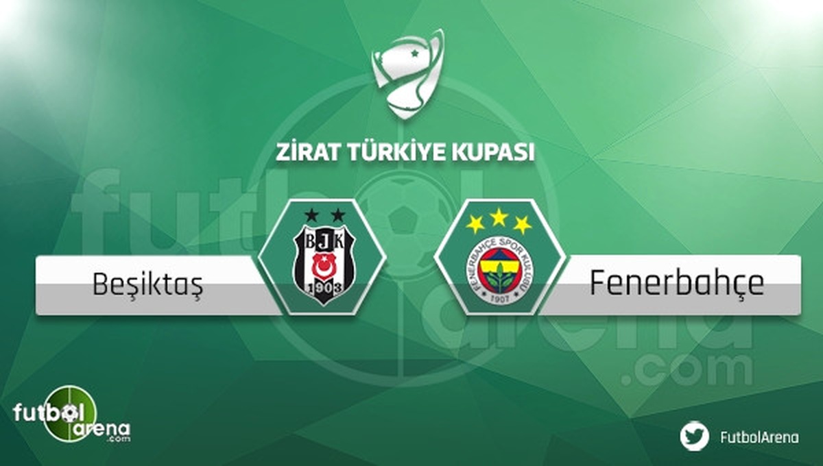 Beşiktaş - Fenerbahçe Türkiye Kupası Maçı Saat Kaçta, Hangi Kanalda?