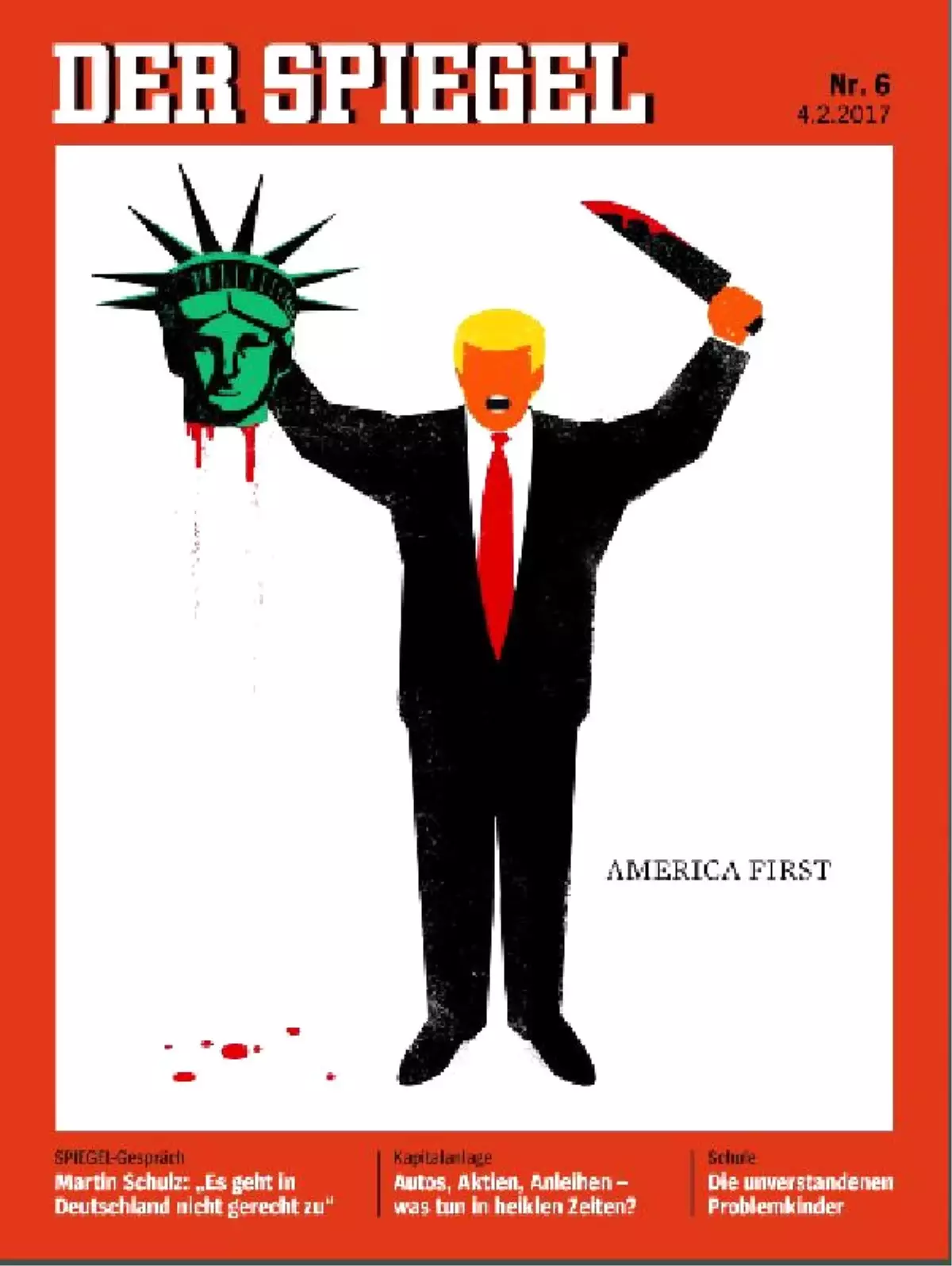 Der Spiegel\'in Trump Kapağı Tartışma Konusu Oldu