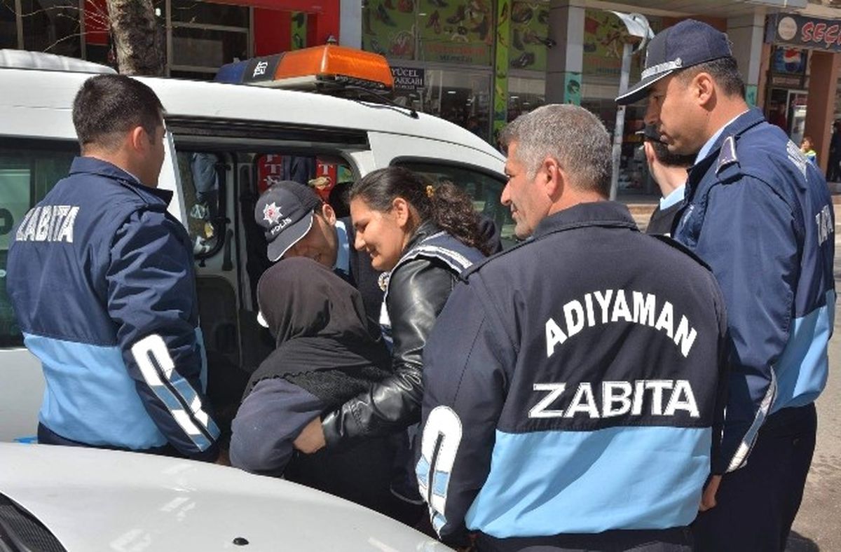 Dilencilere Polis ve Zabıta Ekiplerinden Operasyon
