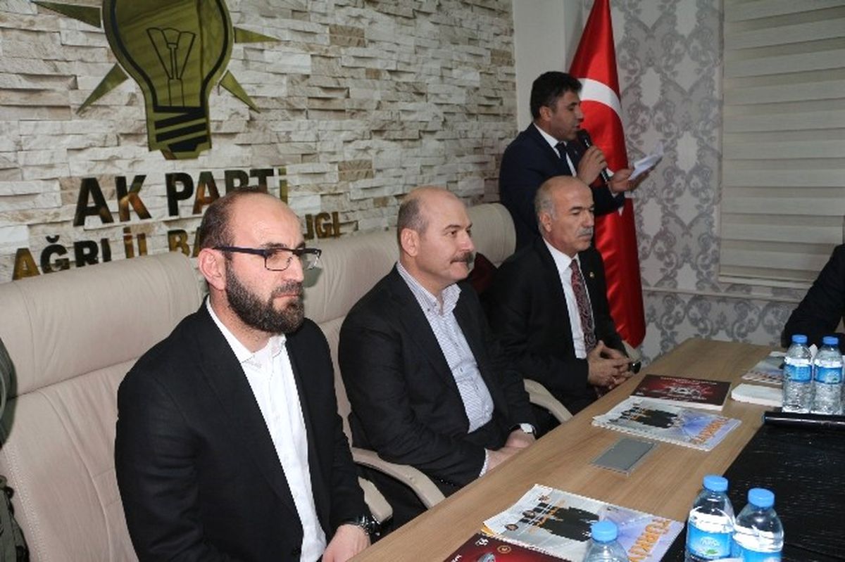 İçişleri Bakanı Soylu AK Parti Ağrı İl Başkanlığını Ziyaret Etti