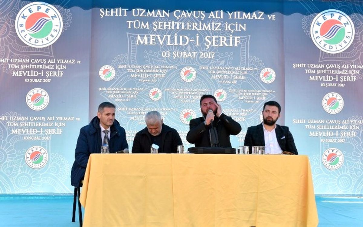 Kepez\'de El-Bab Şehitlerine Mevlit Okutuldu