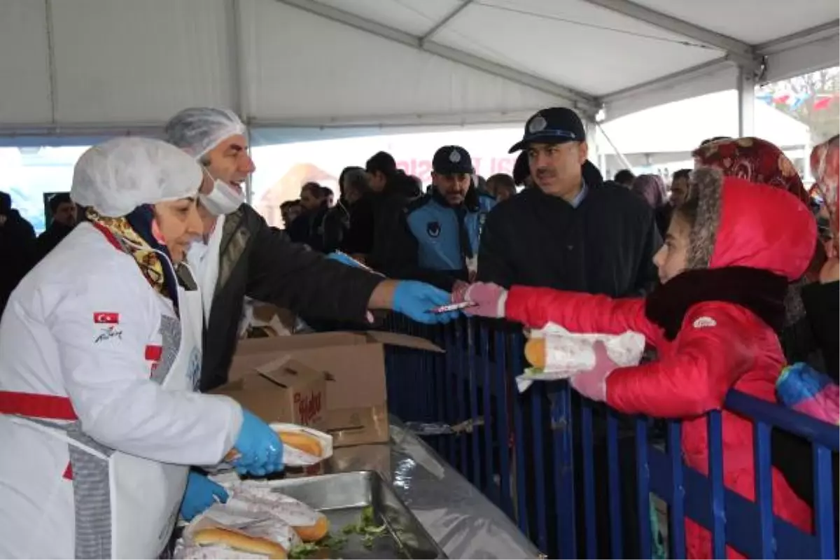 Küçükçekmece\'deki Festivalde 2.5 Ton Hamsi Dağıtıldı