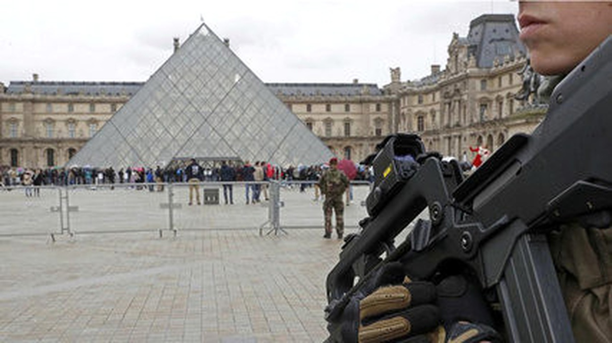 Louvre Müzesi Önündeki Askere Yönelik Saldırı