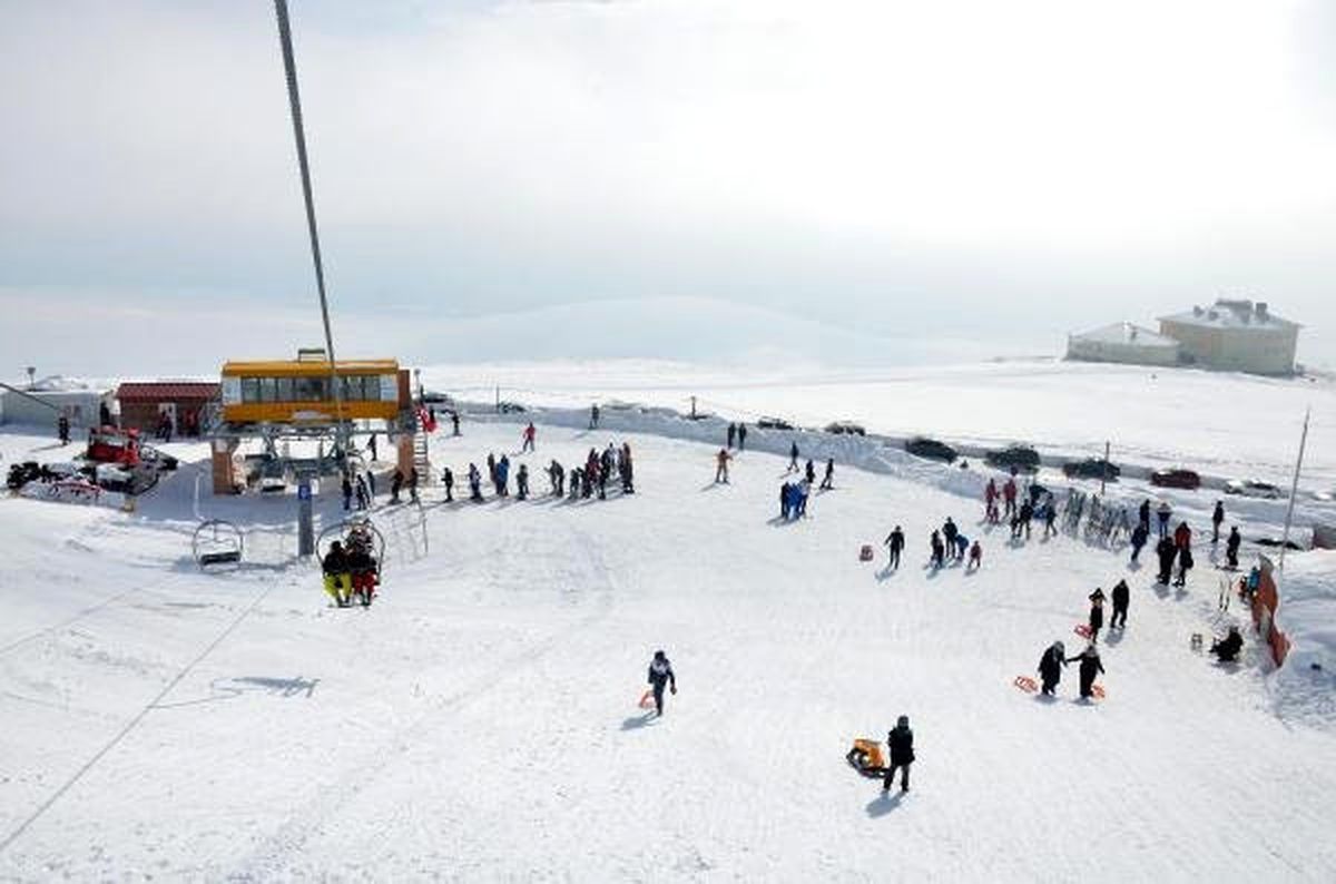 Nemrut Kayak Merkezi\'ne Yoğun İlgi