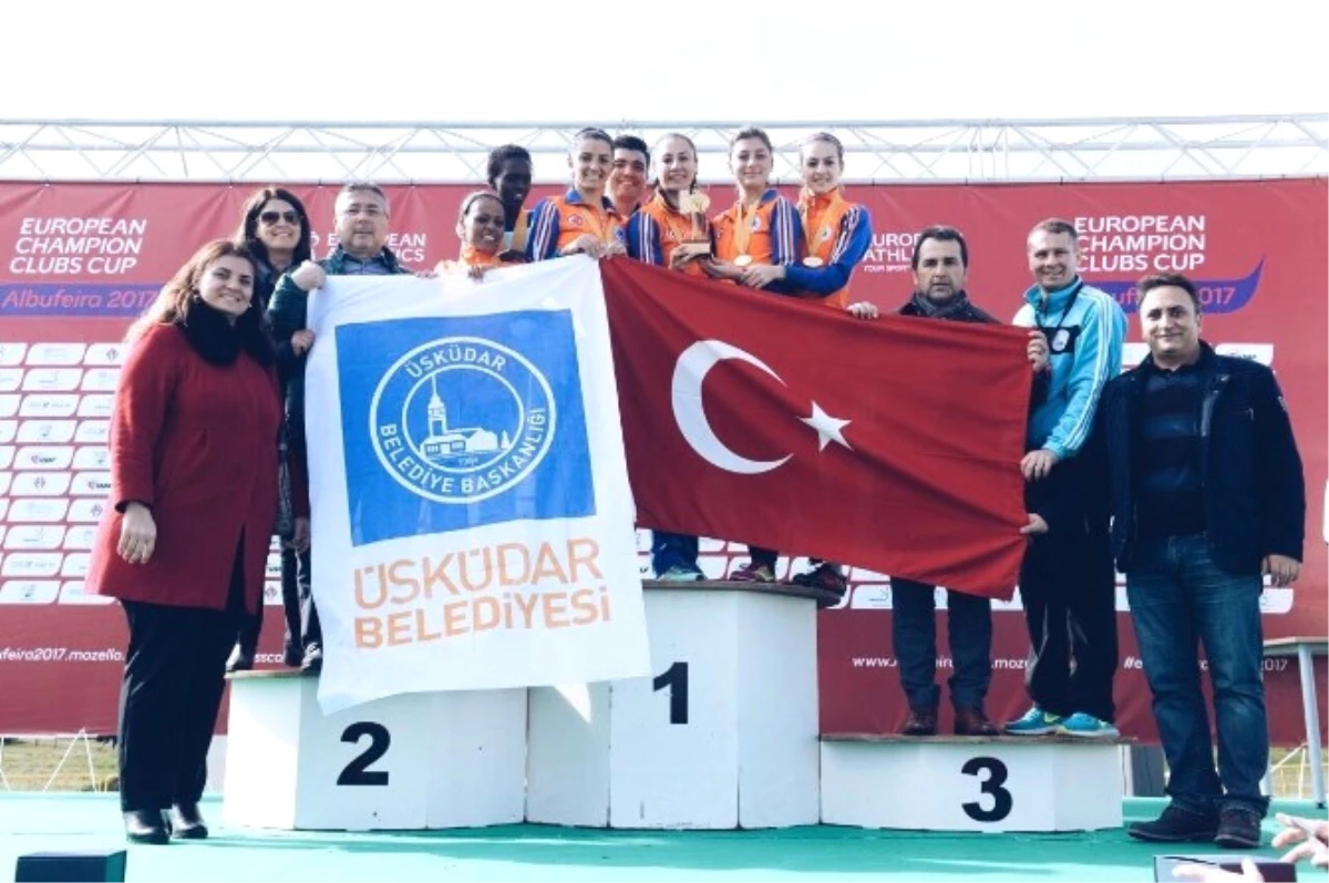 Üsküdar Belediyesi Atletizm Takımı 6. Kez Avrupa Şampiyonu