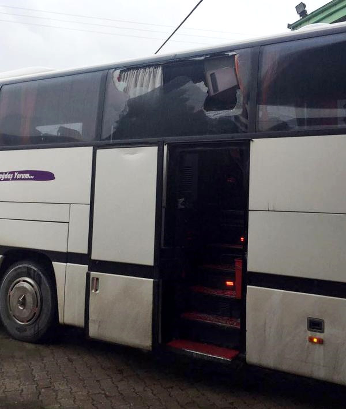Afjet Afyonspor\'un Takım Otobüsüne Yapılan Saldırı