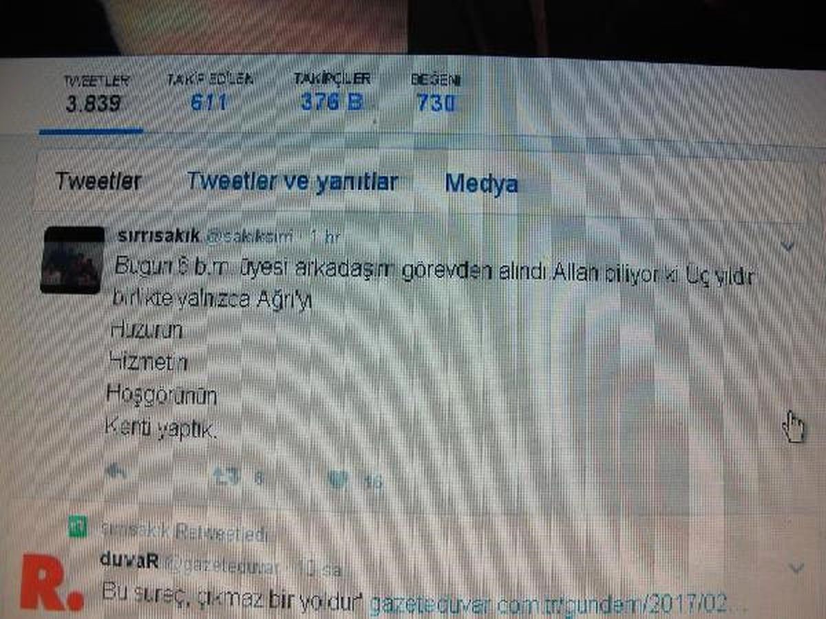 Ağrı Belediyesi\'nin 6 Meclis Üyesi Görevden Alındı